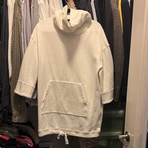 Cozy White Cowl Neck Sweater